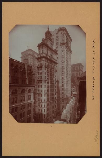 Manhattan: Wall Street - Nassau Street, 1910