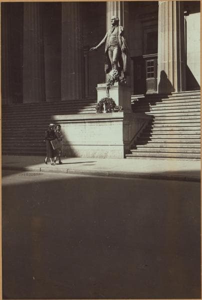 Manhattan: Wall Street - Nassau Street, 1936