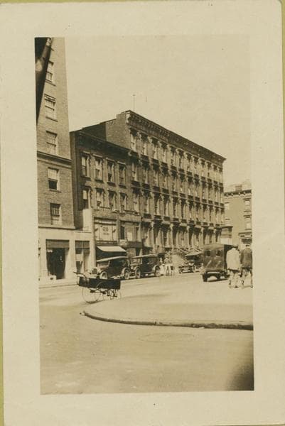Lexington Avenue - 74th Street, west side looking north, 1927-10-11