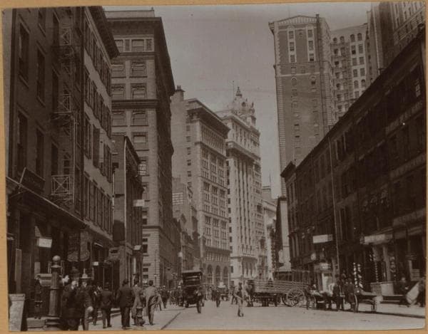 Manhattan: Broad Street - William Street (South), 1906