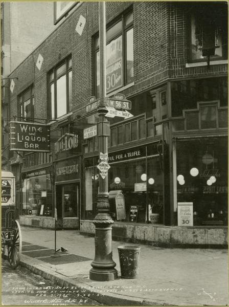 Eighth Avenue - 56th Street, northeast corner, 1935-02-07