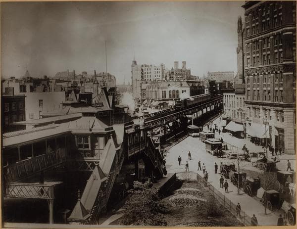 Manhattan: 6th Avenue - 34th Street (West), 1892