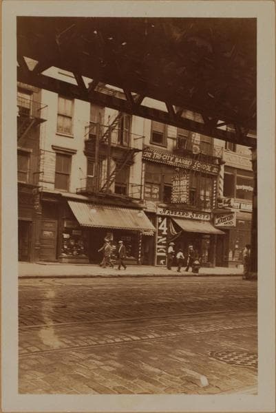 Manhattan: Bowery - Spring Street, 1929