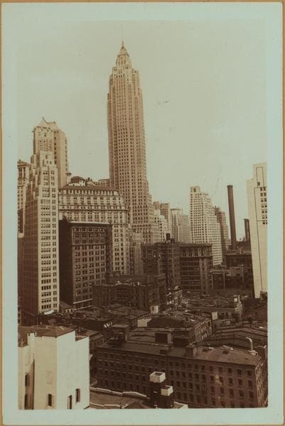 General view - [Manhattan - South Street - Seaman's Institute (West).], 1934