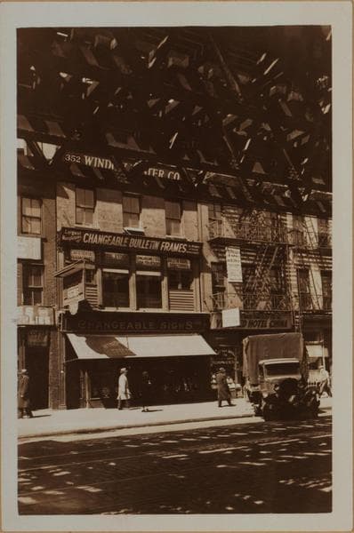Manhattan: Bowery - Great Jones Street, 1935
