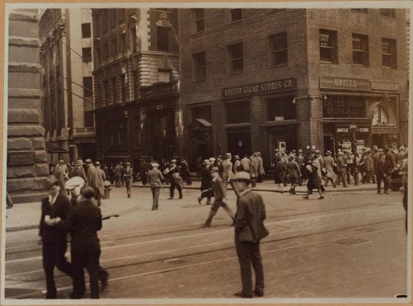 Manhattan: Wall Street - Broadway, 1929