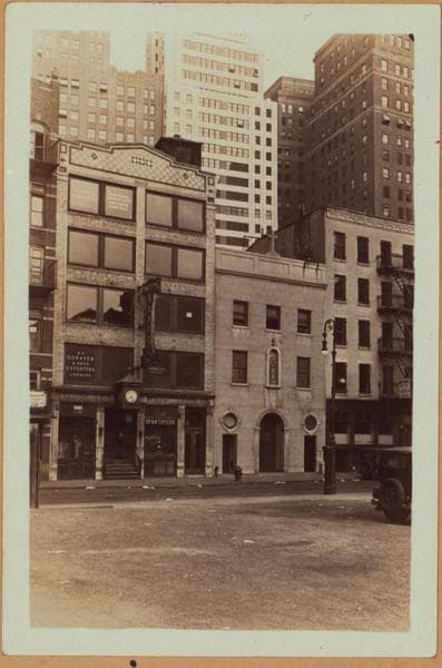 Manhattan: Washington Street - Morris Street, 1931
