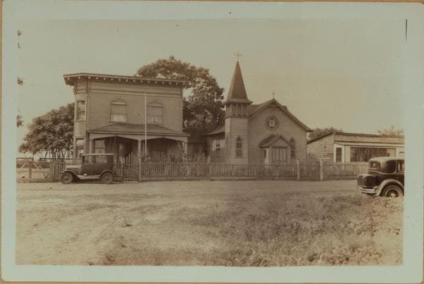 Islands - Barren Island - Roadway - [Roman Catholic Church.], 1931