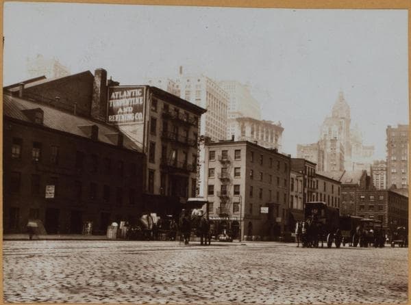 Manhattan: Burling Slip - Front Street, 1914