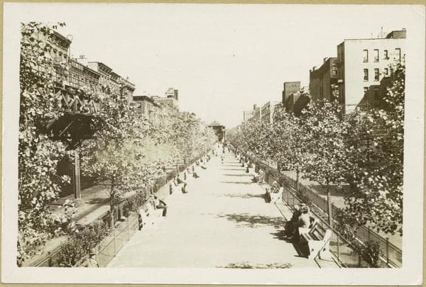 Manhattan: Allen Street - Canal Street, 1933