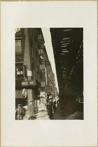 Manhattan: Allen Street - Hester Street, 1931