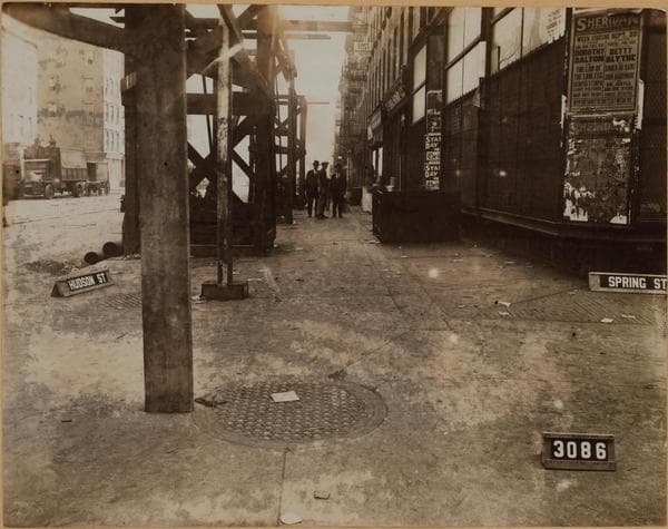 Manhattan: Hudson Street - Spring Street, 1923