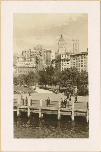 Manhattan: Battery Park Sea Wall., 1935–1937