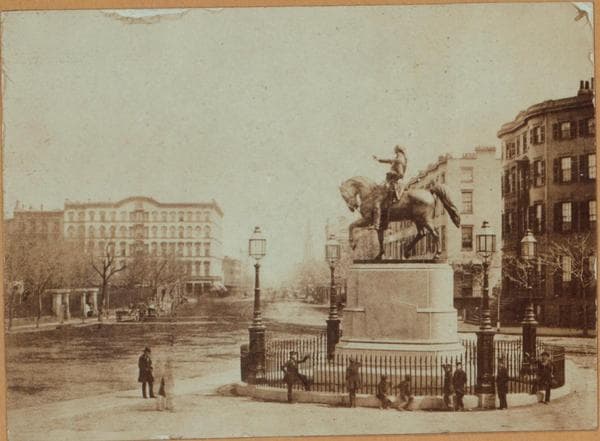 Manhattan: Union Square - 14th Street (East) - [George Washington Statue.], 1859