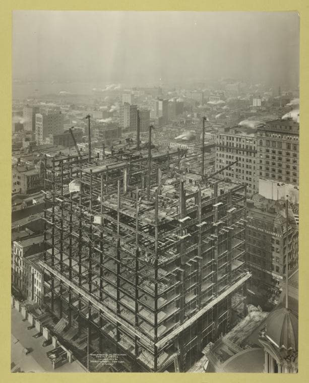 Woolworth Bldg. iron work, 1912-02-02