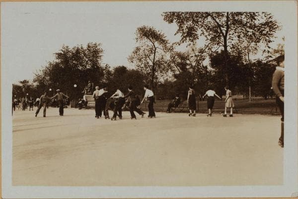 Manhattan: Central Park - The Mall., 1933