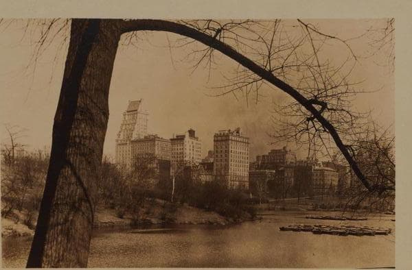 Manhattan: Central Park - The Pond., 1928–1929
