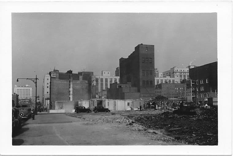 10th Avenue at 25th Street, to North, Manhattan, 1941-11-13