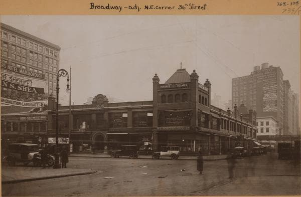 Manhattan: Broadway - 36th Street, 1921