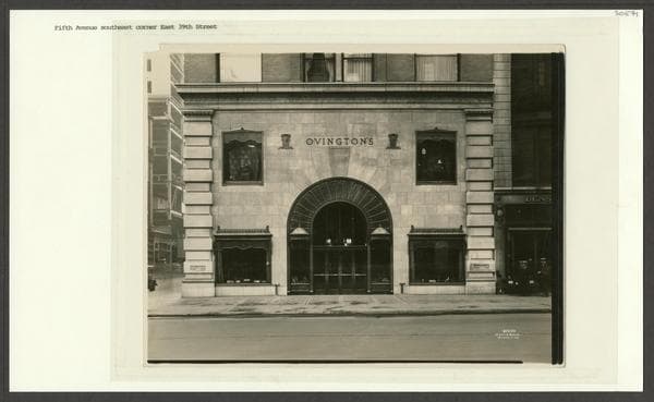 Fifth Avenue - 39th Street, southwest corner -