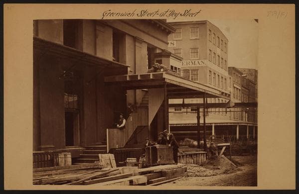Manhattan: Greenwich Street - Dey Street, 1867