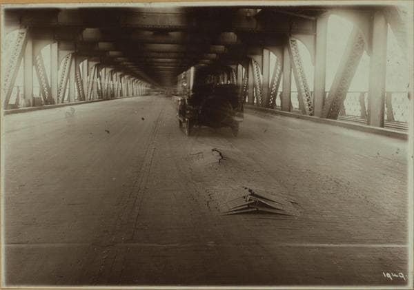 Bridges - Queensboro [Queensborough] Bridge - [Showing pavement before construction.], 1919