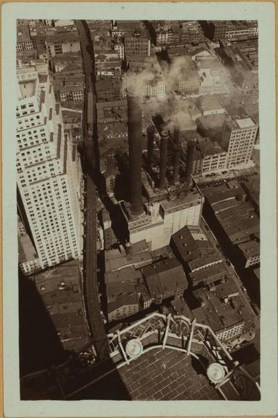General view - [Manhattan - Between Pine and Cedar Streets - 60 Wall Street Tower.], 1933
