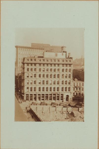 Manhattan: Spruce Street - William Street, 1932