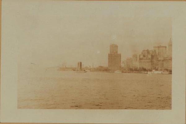 North (Hudson) River - Shore and skyline - Manhattan - Battery - 14th Street., 1925–1936