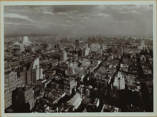 General view - Midtown Manhattan - East side., 1931