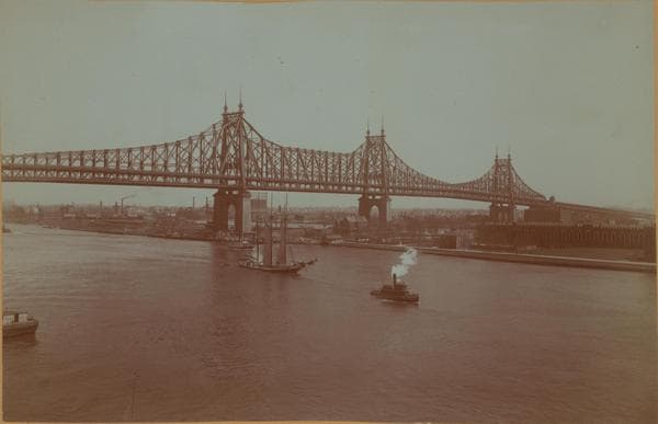 Bridges - Queensboro [Queensborough] Bridge - [Welfare Island.], 1901