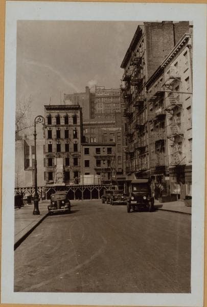 Manhattan: Baxter Street - Franklin Street, 1938