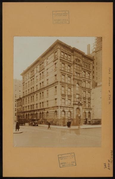 Manhattan: 5th Avenue - 85th Street, 1925