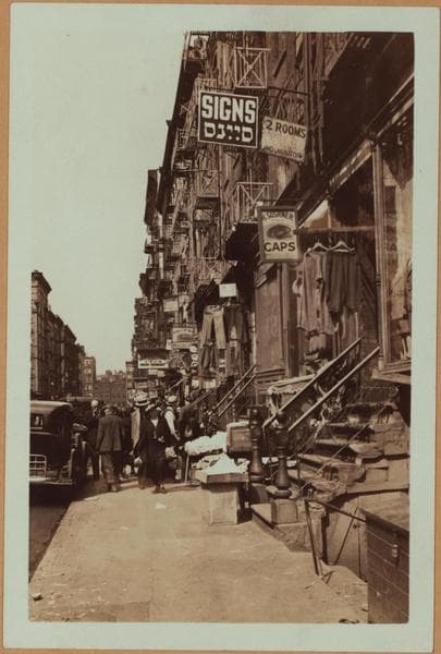 Manhattan: Orchard Street - Rivington Street, 1932–1934