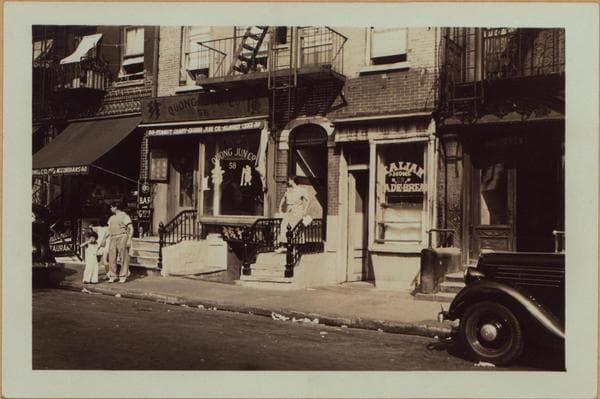 Manhattan: Mulberry Street - Bayard Street, 1936