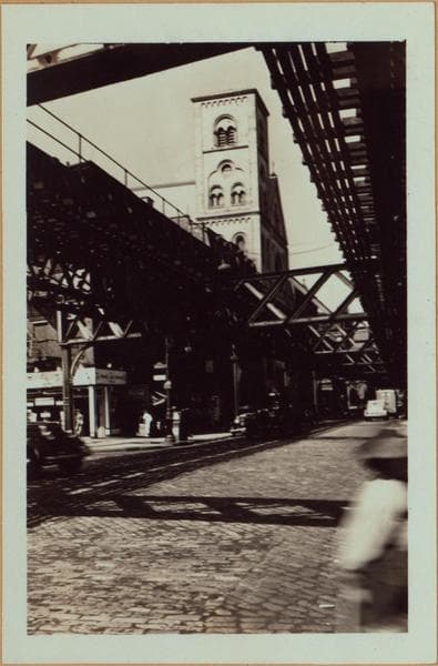 Manhattan: West Broadway - Canal Street, 1938