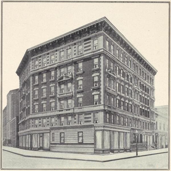 The Hancock, N. W. corner St. Nicholas Avenue and One hundred and twenty-fourth Street., 1908