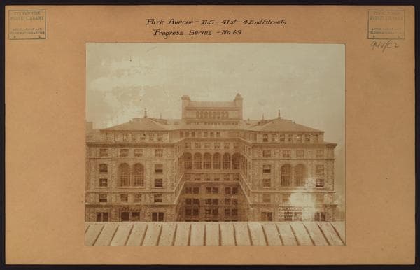 Manhattan: Park Avenue - 41st Street, 1923