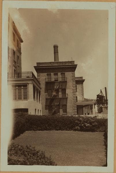 Islands - Welfare Island - City Hospital (rear view)., 1933