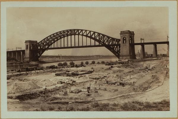 Bridges - Hell Gate Bridge - [Astoria Park, Queens.], 1935–1936
