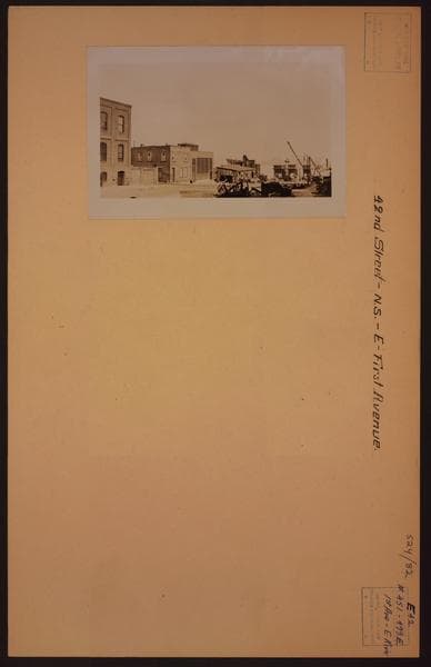 Manhattan: 42nd Street (East) - 1st Avenue, 1928
