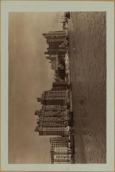 East River - Manhattan shore - [Hagedorn Brothers Coal Company.], 1933–1939