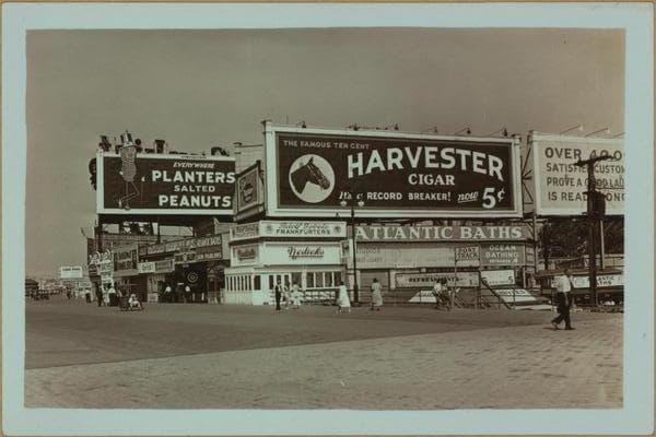 Islands - Coney Island - [Riegelmann boardwalk.], 1932
