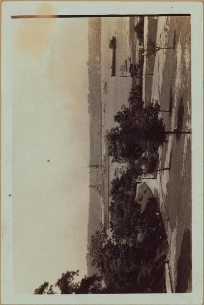 Manhattan: Riverside Park - U. S. battleships., 1934