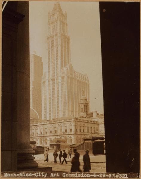 Manhattan: Broadway - Barclay Street, 1937