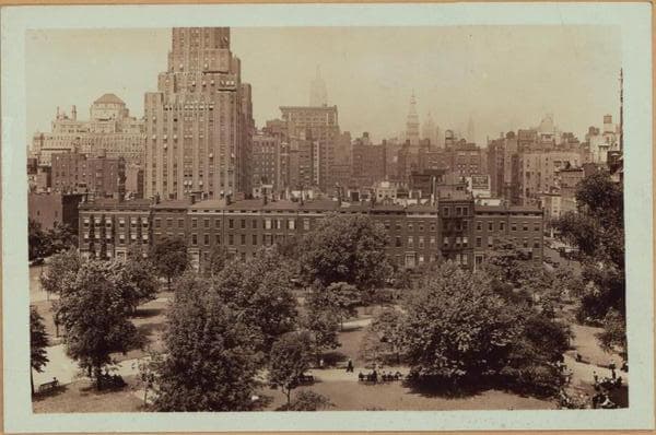 Manhattan: Washington Square North - University Place, 1938