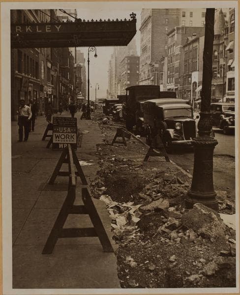Manhattan: 72nd Street (West) - Columbus Avenue, 1936