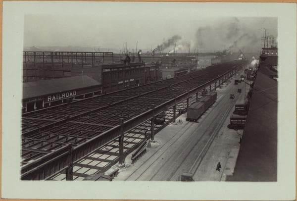 Manhattan: West Street - Clarkson Street, 1929