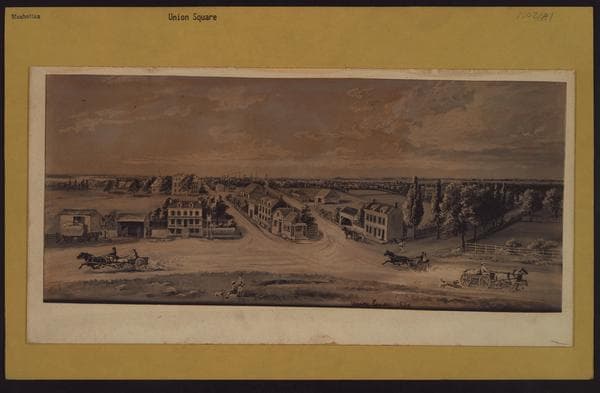 Manhattan: Union Square, 1820