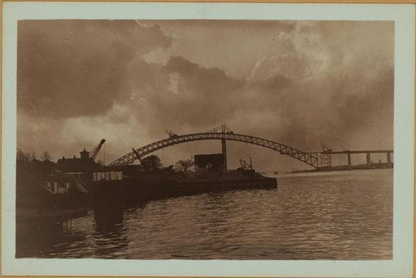 Bridges - Bayonne Bridge - [Construction across Kill Van Kull.], 1930